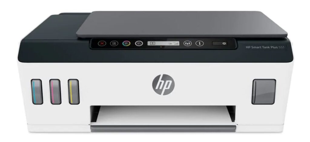 Imprimante tout-en-un sans fil HP Smart Tank Plus 551